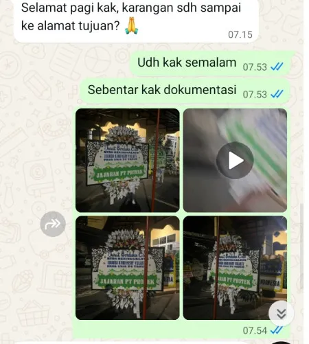 Pengiriman Papan Bunga Selamat Gunung Sahari Utara