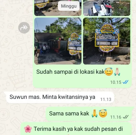 Pengiriman Papan Bunga Duka Gunung Sahari Utara