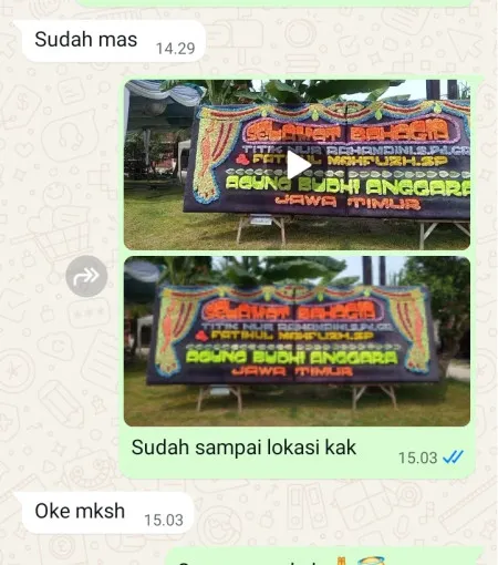 Pengiriman Papan Bunga Gunung Sahari Utara