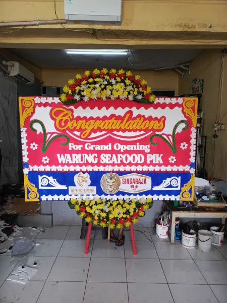 Papan Bunga Ucapan Selamat Gunung Sahari Utara