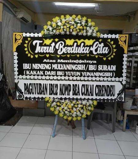 Papan Bunga Duka Gunung Sahari Utara