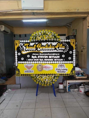 Papan Bunga di Gunung Sahari Utara