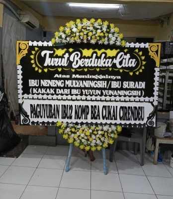 Papan Bunga di Gunung Sahari Utara